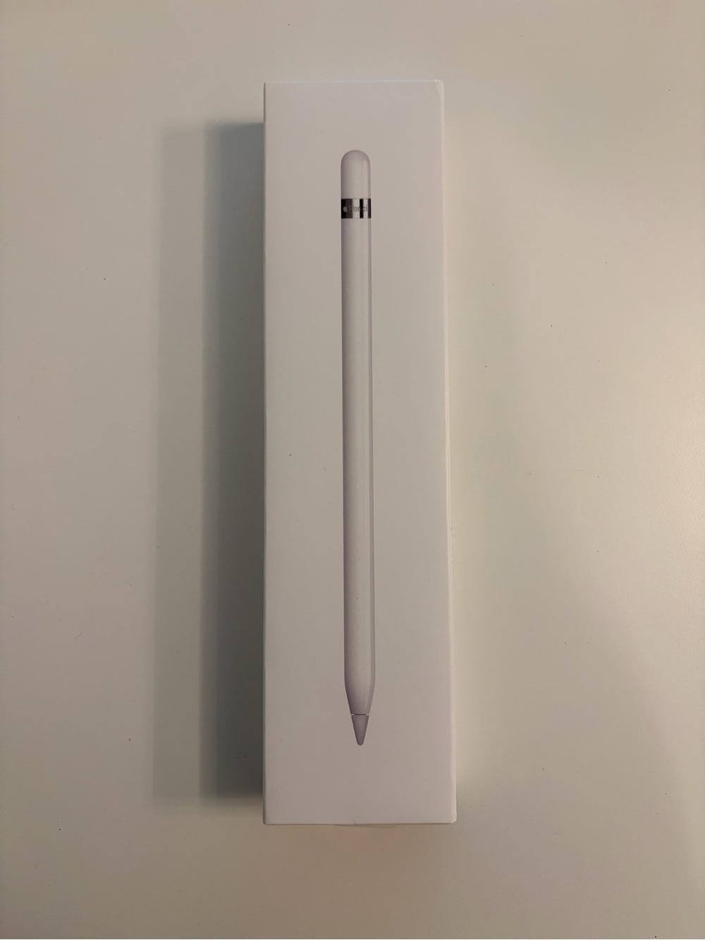 Apple Pencil 1st White with Silver Accent